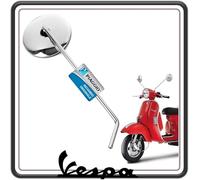 Rétroviseur rétroviseur droit chromé pour Piaggio Vespa PX uniquement avec frein à disque d'origine Piaggio