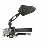 Rétroviseur réversible Chaft universel fine - noir - TU