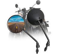 Rétroviseur rond pour moto - Certification E9 - Réglable à 360° - Universel - 10 mm - Pour scooter électrique - Primavera Sprint 150 GTS 300