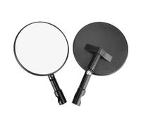 Rétroviseur Rond Universel Pour Moto Réglable À 360° Rétroviseur D'extrémité De Guidon Accessoires Pour Motos Scooters Vélos Rétroviseurs Moto Guidon
