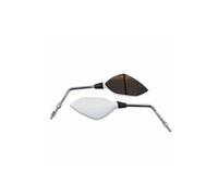 Retroviseur scoot design ii diam 8 blanc gauche+droit (paire)