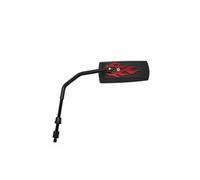 Retroviseur Scoot Replay Flaming Reversible Noir Mat-Rouge (X1) **