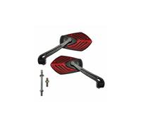 Retroviseur scoot gills rouge (paire)