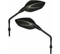 Retroviseur scoot class noir mat diam 8mm gauche+droit (paire) **