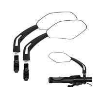 Rétroviseur sécurisé pour vélo, rétroviseur rotatif sécurisé | Miroir de vélo avec lentille en verre haute définition - Miroir de vélo électrique avec tecn