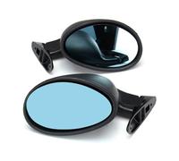 Rétroviseur Universel À Lentille Bleue Style Californien Kit De Latéral Porte Rétro Accessoire Plat Vintage Rétroviseurs Extérieurs