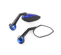 Rétroviseur Universel D'extrémité Guidon Moto En Alliage D'aluminium, 22mm, 7/8 Pouces, Pour Honnet, Pour Suzuki, Pour CFMOTO Ensemble miroirs(Blu)