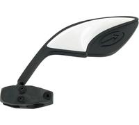 Rétroviseur universel gauche BCD STYLE TT ENDURO Noir Blanc Pliable D 22