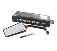 Rétroviseur Universel Gauche STAGE6 F1 Filetage M8 Carbone Lustré