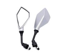 Rétroviseur Universel M10 Pour Moto Pièces Rechange Scooter Vélo Électrique Auxiliaire Recul Accessoires Modifiés(Silver)