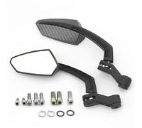 Rétroviseur Universel Pour Moto, ABS, Scooter, Latéral Pour, Vélo Électrique, Accessoires De(Carbon fiber exterior)