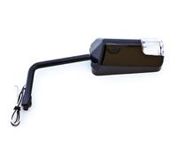 KYOTO - Retroviseur F1 Look Blk Met Cort Led Universel Réversible Ø8x20mm