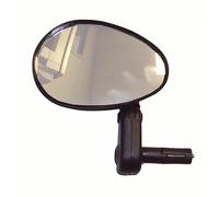 Rétroviseur vélo avec miroir large convexe embout de guidon