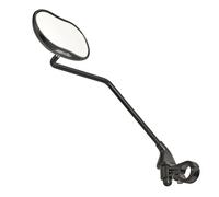 Rétroviseur vélo gauche acier aluminium Ergotec M-88 LV Noir