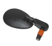 Rétroviseur vélo gauche ou droit oval reglable fixation extremite cintre Newton Noir