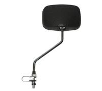 Rétroviseur vélo gauche ou droit rectangle fixation collier tige réglable Newton Noir