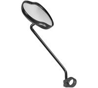 Ergotec miroir M-99L extra large long bras relie noir en aluminium Zwart G
