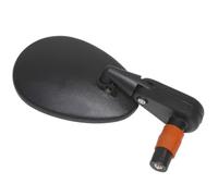 Rétroviseur Vélo Newton Oval Réglable - Gauche ou Droit - Fixation Extrémité Cintre - Noir