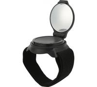Rétroviseur vélo nylon bracelet poignet convexe noir de 5 cm de diamètre vélo pour motos