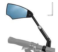 Rétroviseur Vélo Rétroviseur Trottinette Électrique Réglage 360 Miroirs De Guidon Vélo pour guidon de 20 à 23mm (Gauche)
