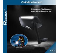 Retroviseur Velo-Rétroviseur Vélo Électrique-Rétroviseur Trottinette Électrique-Haut De Gamme-Pour Bout De Guidon 15-20 Mm-Réfléchissant-Réglable 360° Droit