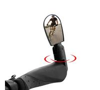 Retroviseur Velo,Specchio Retrovisore I Da Corsa,Miroir De Vélo De Guidon,Nouveau Mini Noir Pivoter Vélo De Vélo Flexible Rétroviseur De Guidon