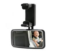 Retroviseur Voiture Bébé, Miroir Bébé Orienté Vers L'avant Avec Pince à Ressort, Rotation à 360°, Vue Large, Ajustable Pour Les Bébés Assis Sur Le Siège Arrière