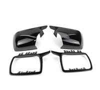 Retroviseur Voiture Couvercle Coques De Rétroviseurs Latéraux Noir Brillant Pour BMW X5 E53 1999-2006 Capuchons Rétroviseur Voiture