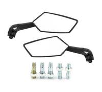 Rétroviseurs, 2 pièces / jeu Rétroviseur latéral rétro noir pour moto, L-bar et R-Bar