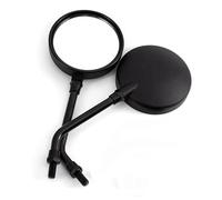 Rétroviseurs Arrière Moto Universels 8/10MM, Rétroviseur Latéral Rond Rétro Pour Shadow Pour Hornet 600 Ensemble miroirs(Black-Long Pole)