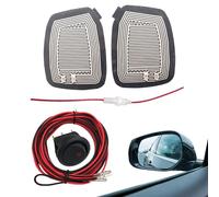 Rétroviseurs Chauffants De Voiture - Tapis Autocollant Pour Un Dégivrage Rapide, Coussin Pour Miroir Électrique Pour Un Réchauffement Rapide | Kit De Dégivrage Pour Chauffage De Ré