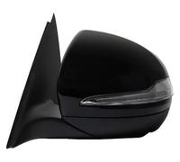 Rétroviseurs Complets pour M&ercedes pour B&ENZ W205 Classe C C180 C300 C200 C260 2014-2018 Ensemble Rétroviseurs Extérieurs Voiture Rétroviseurs Latéraux(Black-Left(Side),Left)