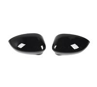 Retroviseurs Coque Coque De Rétroviseur Extérieur Pour Fiat 500 2007-2021 Coque De Rétroviseur Latéral, Autocollant, Garniture De Coque De Portière Extérieure Lateraux Boîtiers(Noir brillant)
