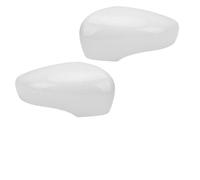 Retroviseurs Coque De Rétroviseur Pour Clio 4 Pour Mk4 Pour Zoé Pour Captur 2012-2019 Coque De Rétroviseur Noir/blanc Brillant Lateraux Coque(White Pair)