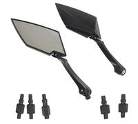 Retroviseurs Couple Miroir Moto Scooter Custom Noir A-Pro Adaptateur
