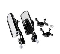 Rétroviseurs De Guidon De Vélo De Montagne (Rouge), Moto, Conversion De Vélo, Miroirs En Aluminium, Réflecteurs De Sécurité