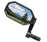 Rétroviseurs de guidon de vélo, lentille convexe haute définition en verre pour scooter électrique, résistant aux rayures, rétroviseur pour côté gauche Olny BT-022L