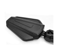 Rétroviseurs de Guidon Moto Rétroviseur Pliable pour Moto, Rétroviseur d'angle Mort Réglable, Rétroviseur Convexe, Rétroviseur Grand Angle À Cadre Rond