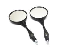 Rétroviseurs de Guidon Moto Rétroviseur Rond Pliable pour Guidon De Moto Et Scooter, Base Modifiée, Accessoires pour Rétroviseur De Moto
