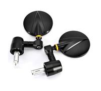 Rétroviseurs de Guidon pour Moto BMW 22 mm en Aluminium CNC, Ronds, Style Racer
