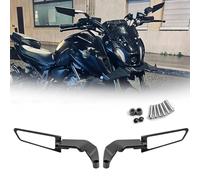 Rétroviseurs de guidon universels réglables pour moto, rétroviseurs latéraux Stealth Wind pour Z650 Z900 Z1000 D/uke 390 790 1290 MT07 MT09 (compatibles avec les fixations 8 mm/10 mm)