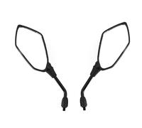 Rétroviseurs de Moto 1 Paire De Rétroviseurs Pour Scooter Et Vélo Électrique, Miroir Convexe Arrière, 8mm 10mm, Imitation Fiber Carbone Pour Moto Rétroviseur latéral(8mm)