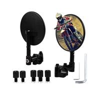 Rétroviseurs de moto 7/8" ronds avec embout de guidon, for café racer, rétroviseurs de guidon latéraux, motos et scooters ，Rétroviseurs Moto