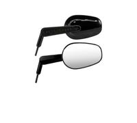 Rétroviseurs De Moto Noir Chromé Clignotant Universel en Verre Transparent Lumière De Course Rétroviseur Latéral pour Rétroviseurs