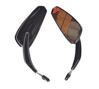 Rétroviseurs De Moto Noirs 8mm Boîtier pour Road King Classic XL1200C XL1200L 883 FLHXS FLHR Fat Boy FLRT