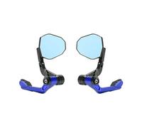 Rétroviseurs de moto Pour CFMOTO 800NK Accessoires 800 NK 2023 Motorradlenker Rückspiegel Lenkerschutz Kunststoff Motorrad Spiegel(Blue)