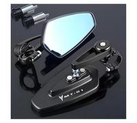 Rétroviseurs De Moto pour Yam&AHA MT01 MT 01, 7/8" 22 Mm, Montage sur Embout De Guidon(Black)