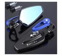 Rétroviseurs De Moto pour Yam&AHA MT01 MT 01, 7/8" 22 Mm, Montage sur Embout De Guidon(Blue)
