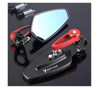 Rétroviseurs De Moto pour Yam&AHA MT03 MT 03, 2 Pièces, 7/8" 22 Mm, Montage sur Embout De Guidon(Red)