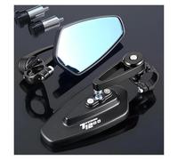 Rétroviseurs De Moto pour Yam&AHA Tenere1200 Tenere 1200, 7/8" 22 Mm, Embout De Guidon(Black)